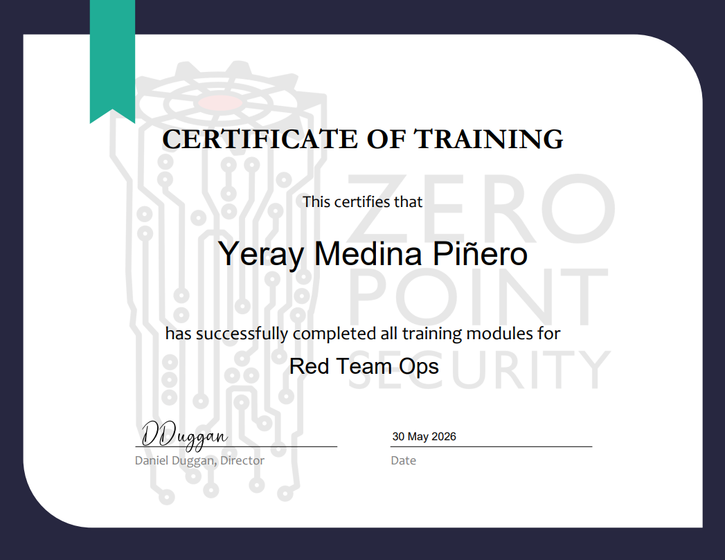 CRTO Certificate
